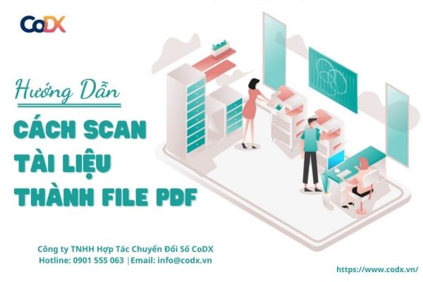 Cách scan tài liệu thành file PDF trên máy tính