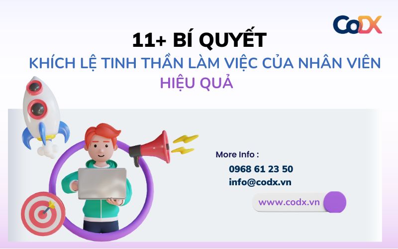 khích lệ tinh thần làm việc của nhân viên
