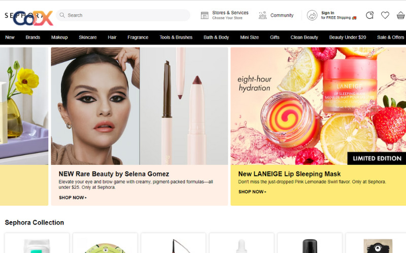 Doanh nghiệp thương mại điện tử Sephora