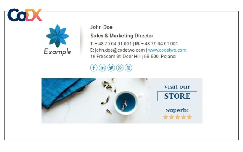 Mẫu chữ ký email đẹp