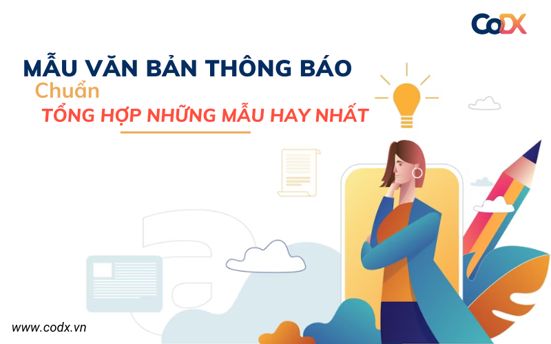 Mẫu văn bản thông báo