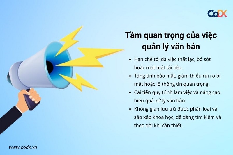 Tầm quan trọng của quản lý văn bản công văn điện tử đi đến