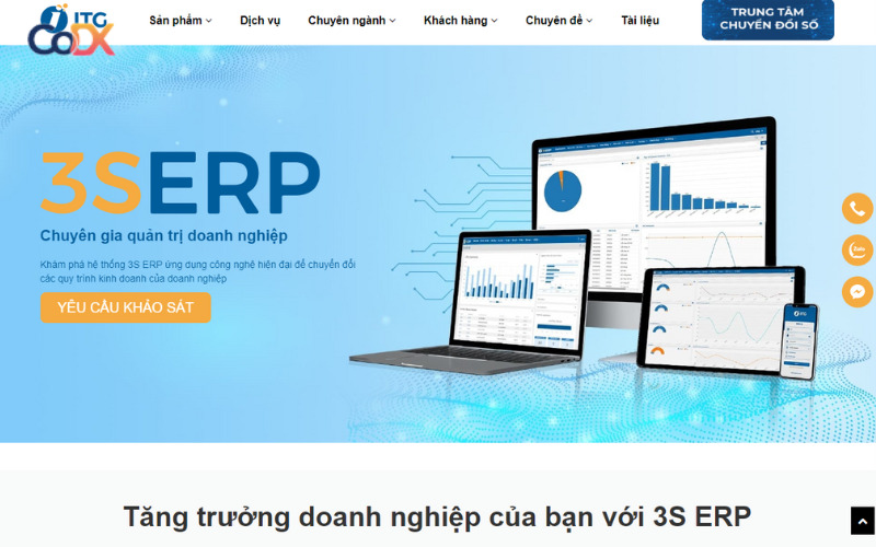 Phần mềm quản trị doanh nghiệp 3S ERP