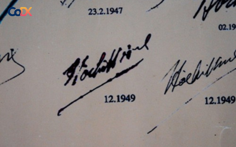 chữ ký của chủ tịch hồ chí minh 