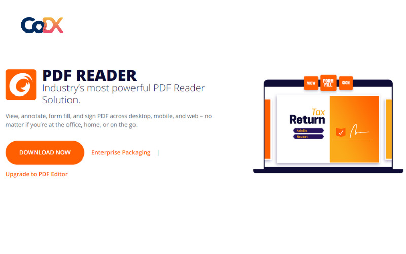 Phần mềm ký số PDF Foxit Reader