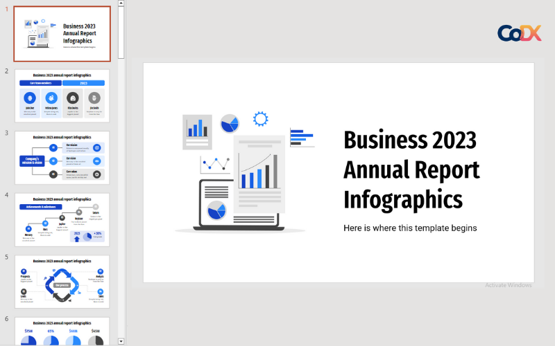 mẫu powerpoint báo cáo công việc đơn giản