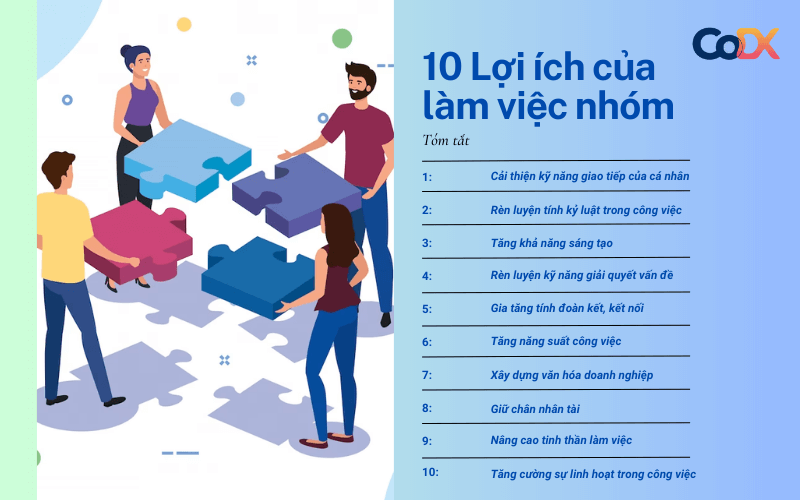 Làm việc nhóm có lợi ích gì: Khám phá những giá trị tuyệt vời của teamwork