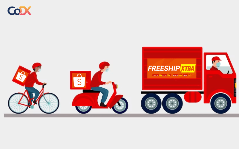 Chiến lược kinh doanh của Shopee về miễn phí vận chuyển