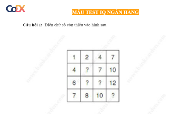 Free bộ câu hỏi, bài test IQ tuyển dụng có đáp án mới nhất