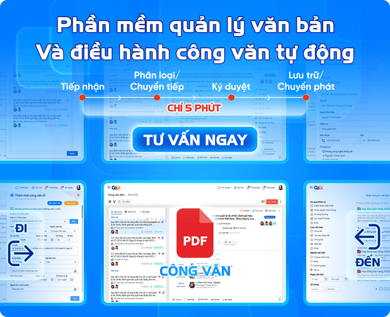 Phần mềm quản lý văn bản công văn