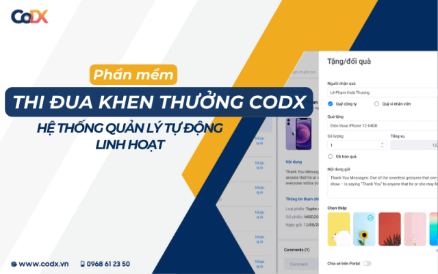CoDX EXP - Phần mềm thi đua khen thưởng quản lý thi đua TOÀN DIỆN