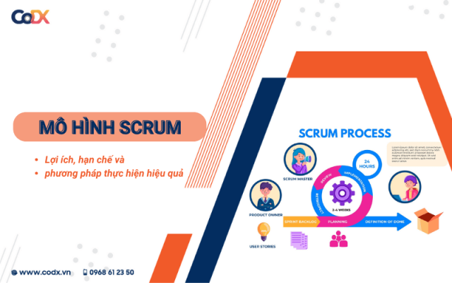 Mô hình Scrum là gì? 3 Giai đoạn trong Scrum và công cụ hỗ trợ