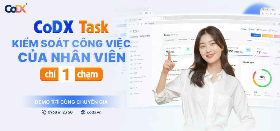 Phần mềm quản lý công việc CoDX Task