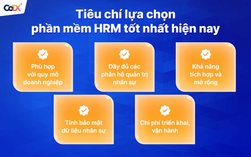 các phần mềm HRM tốt nhất hiện nay